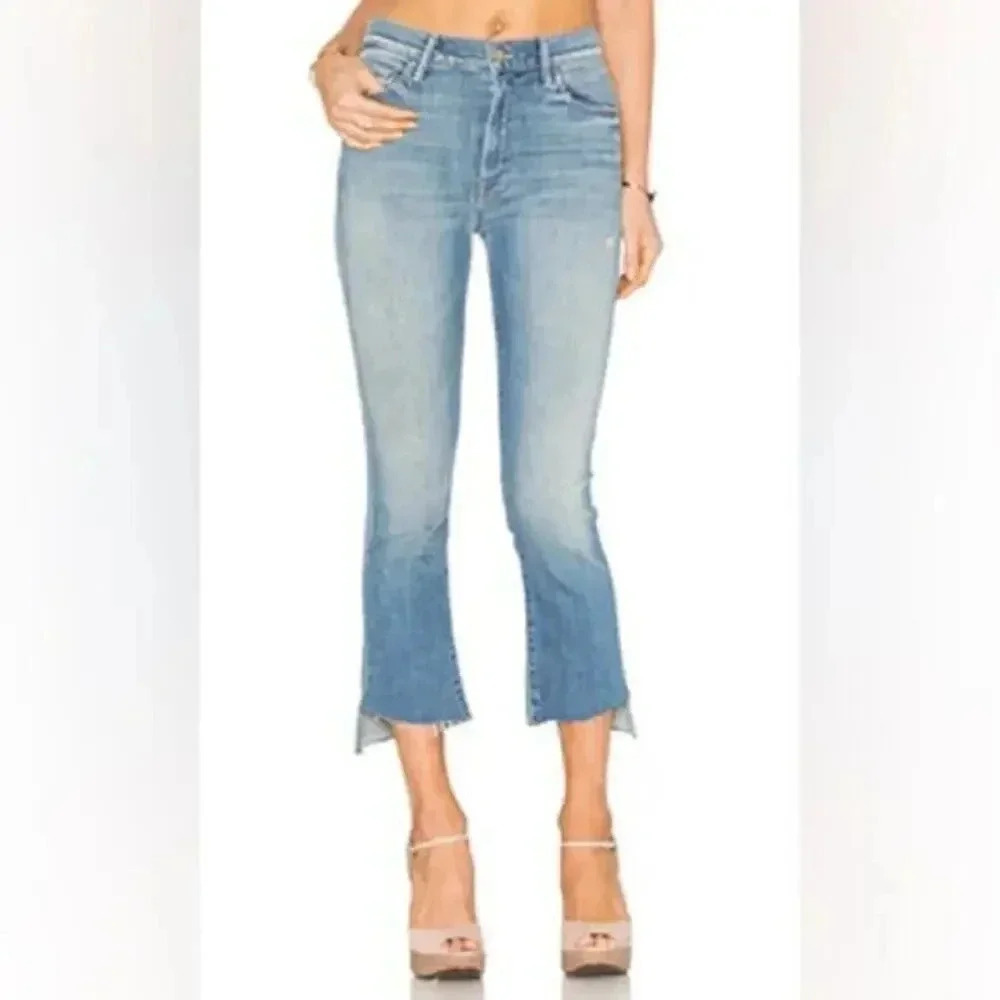 MOTHER Insider Crop Step Fray in Shake Well size 25 B703
